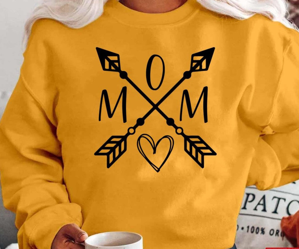 Mom Arrow Art Women T-Shirt