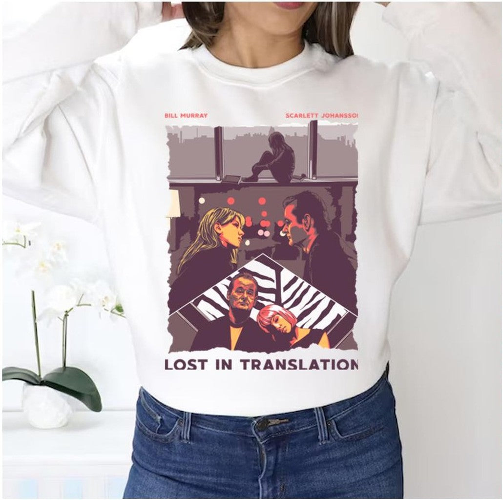 Bill Murray Scarlett Johansson Lost In Translation Unisex Sweatshirt