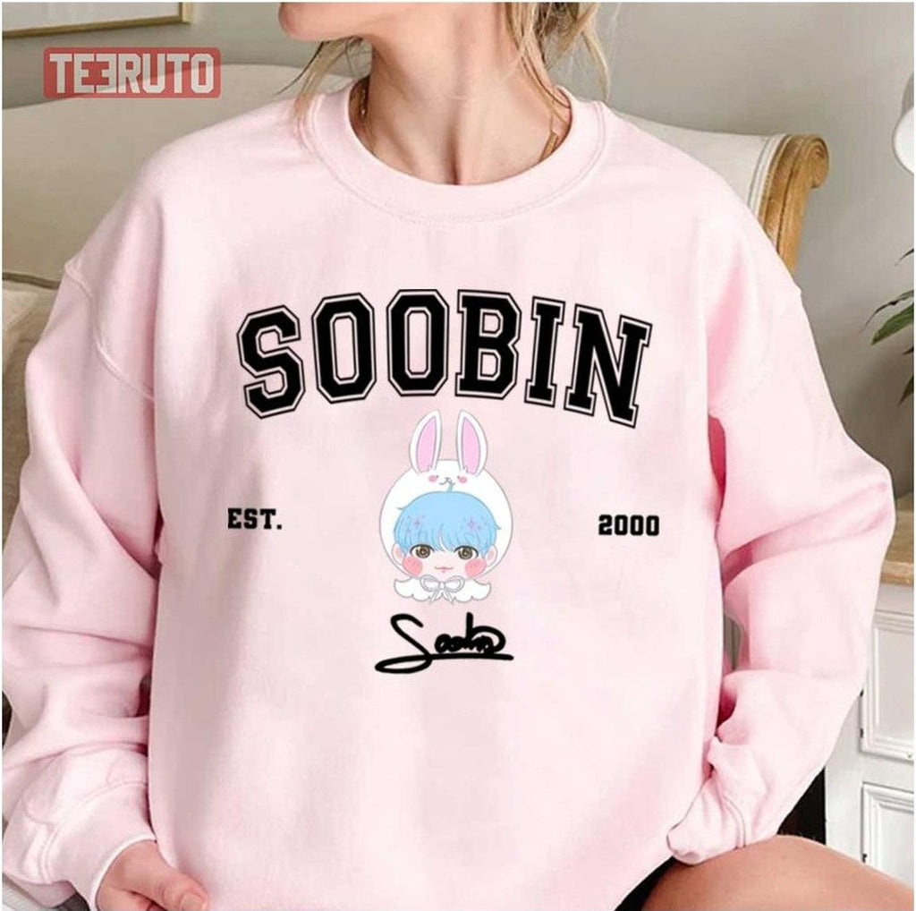Soobin The Bunny Logo Tomorrow X Together Txt Unisex Sweatshirt