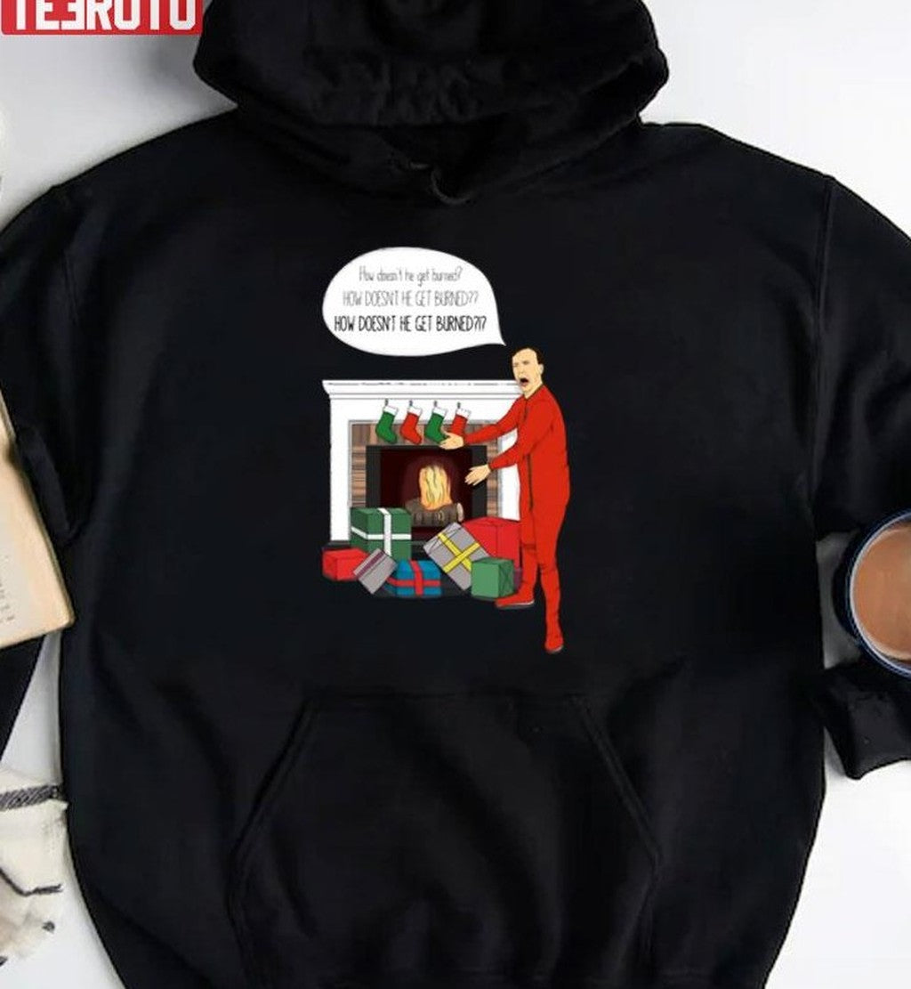 Nick Cage Christmas Freakout Unisex Sweatshirt