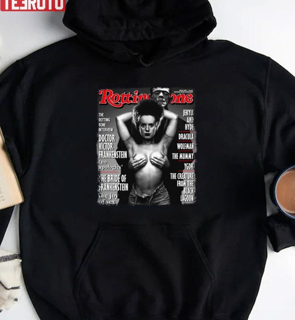 Rotting Bone Issue 001 The Bride If Frankenstein The Joy Of Sex Unisex Sweatshirt