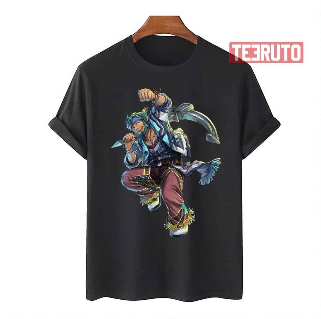 Sahad Character Ys Viii Lacrimosa Of Dana Unisex T-Shirt