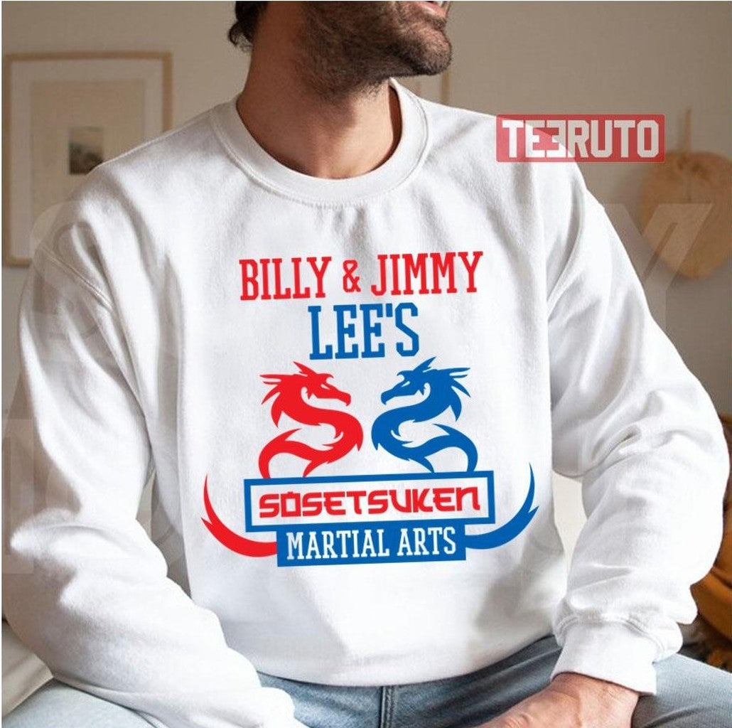Billy &amp; Jimmy Lee's 90s Gym Class Double Dragon Unisex Sweatshirt