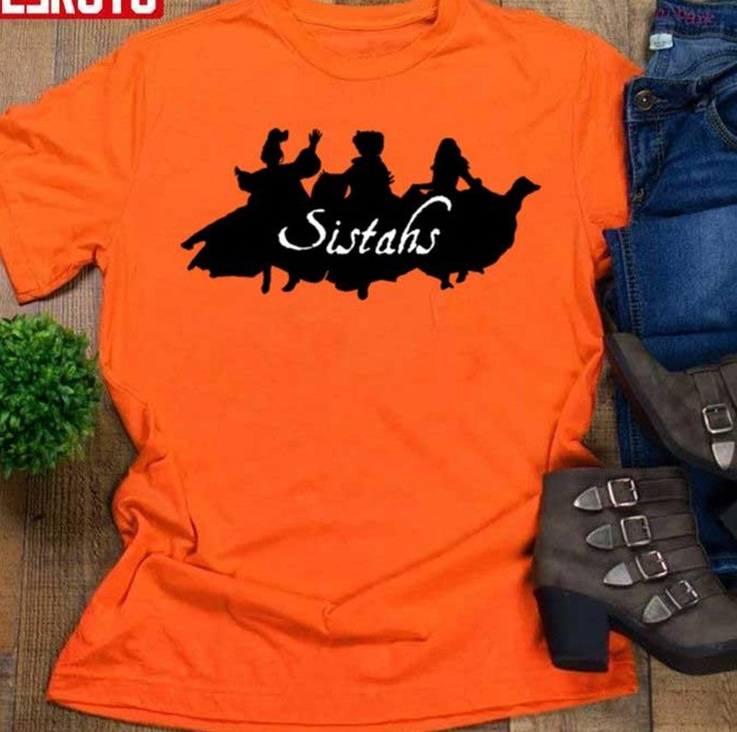 Sistahs Fitted Halloween Unisex T-Shirt
