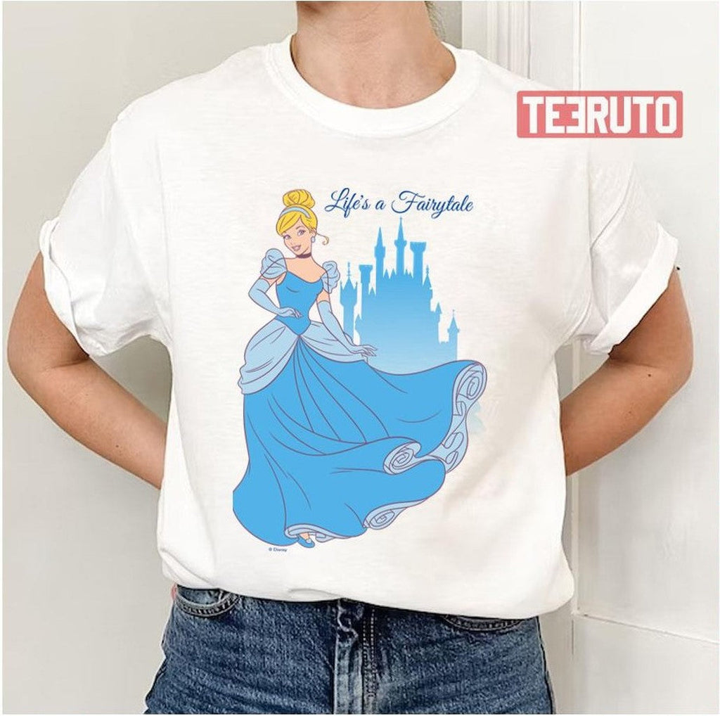 Animation Castle Graphic Cinderella Unisex T-Shirt