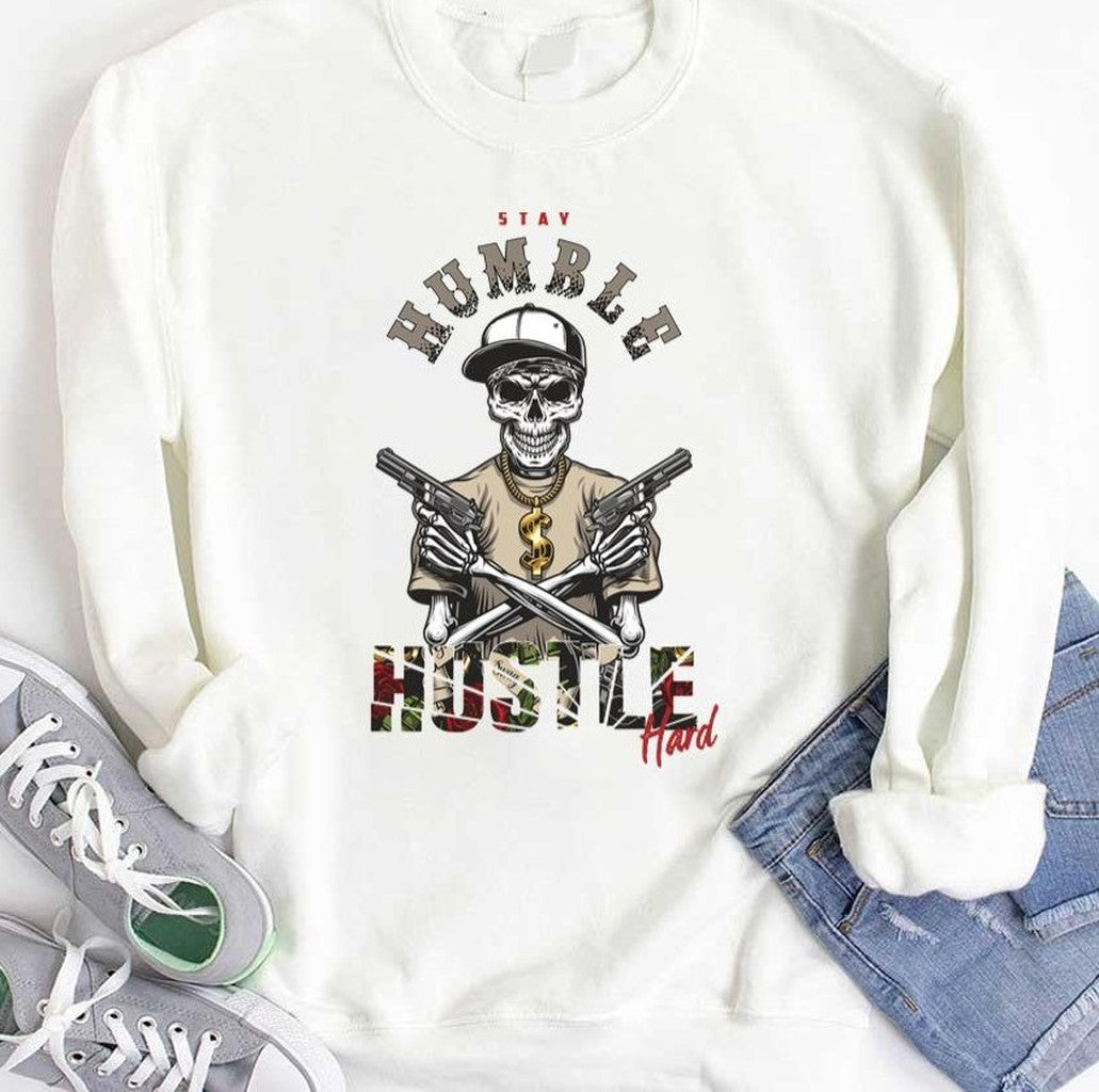 Skeleton With Guns Design Halloween Unisex T-Shirt