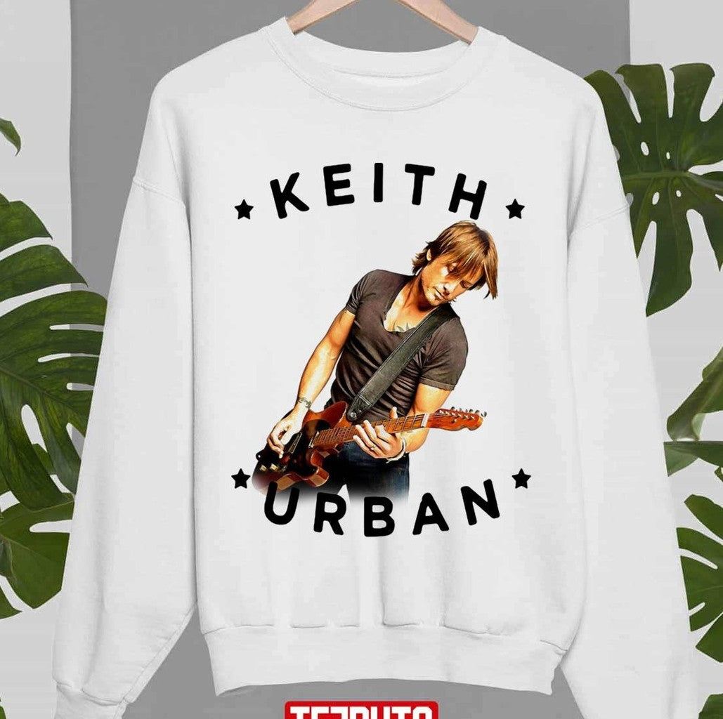 Paying Guitar Keith Urban Graphic Fanmade Unisex Sweatshirt