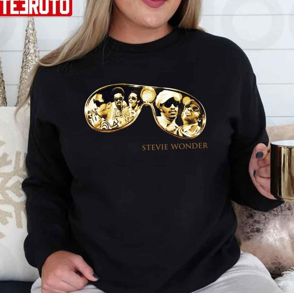 The Glasses Stevie Wonder Graphic Unisex T-Shirt