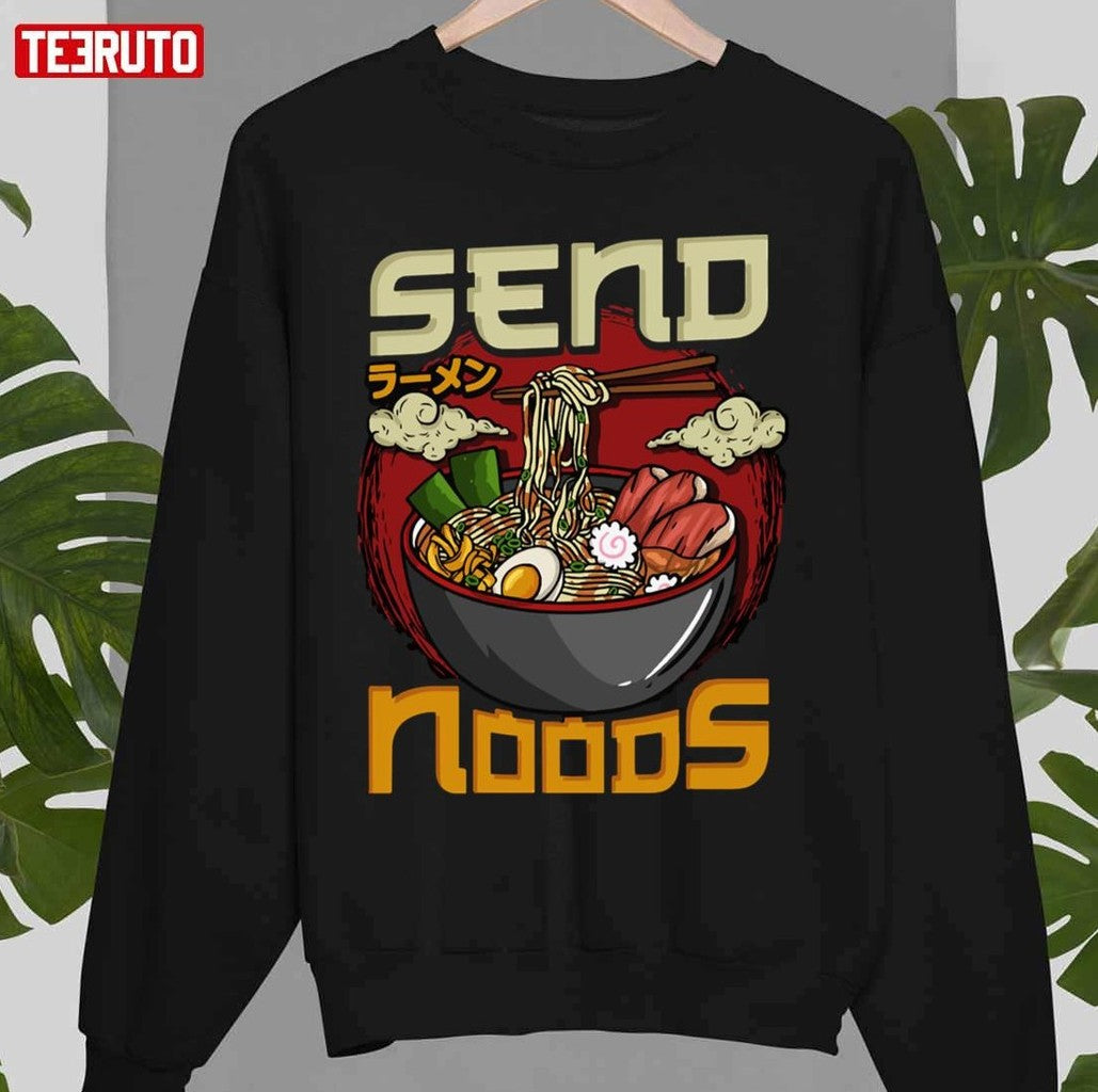 Send Noods Japanese Ramen Funny Unisex T-Shirt