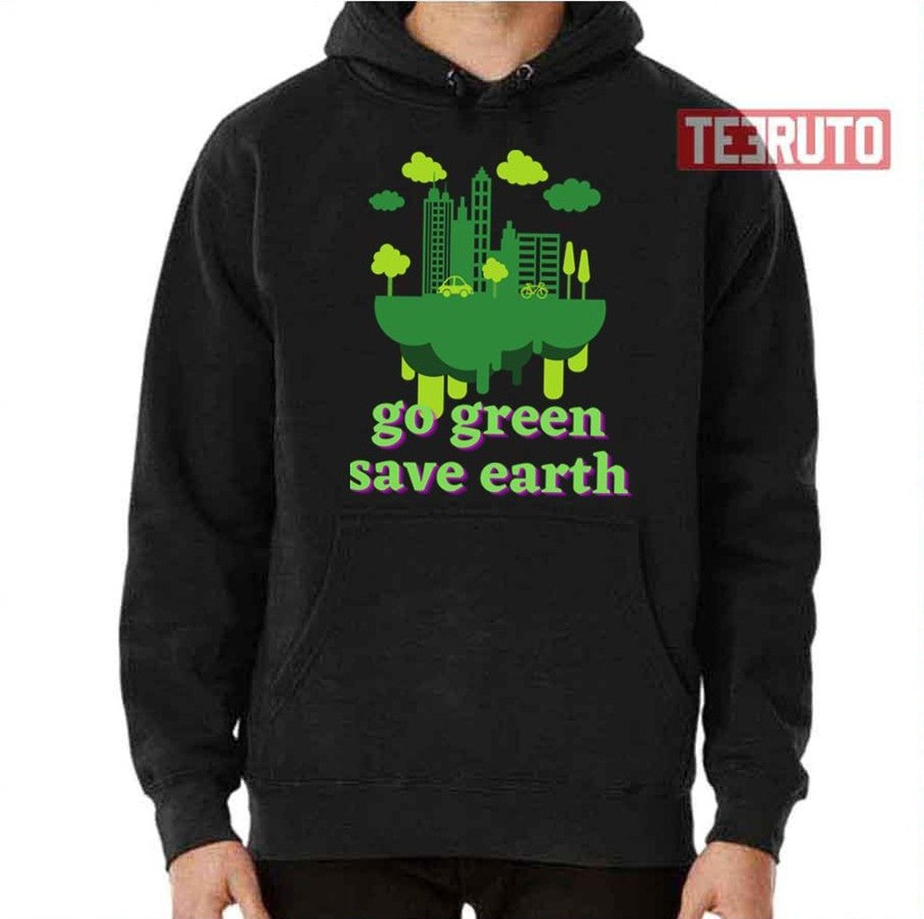 Save The Earth Ecoliving Go Green Unisex T-Shirt