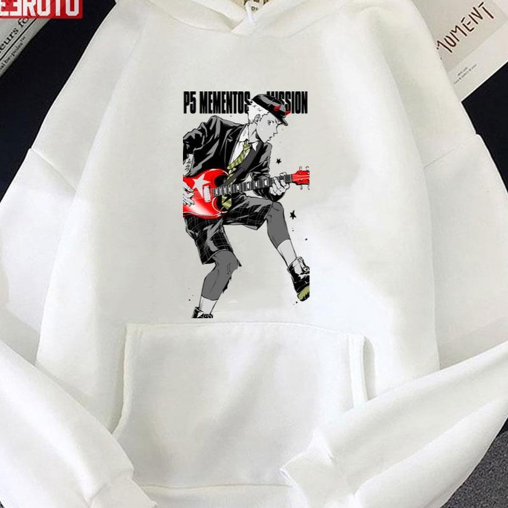 Playing Guitar Mementos Ryuji Mementos Misson Persona 5 Unisex T-shirt