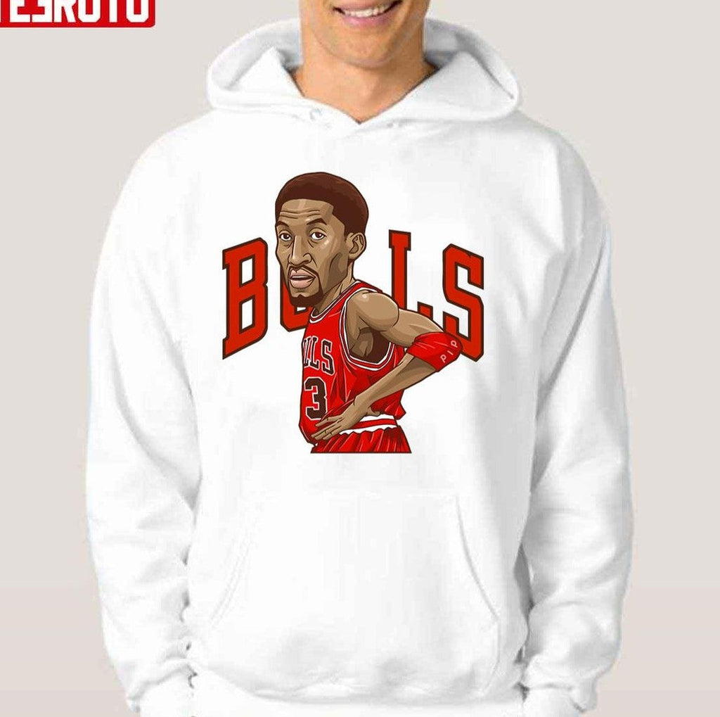 Scottie Pippen 33 Art Chibi Unisex Hoodie
