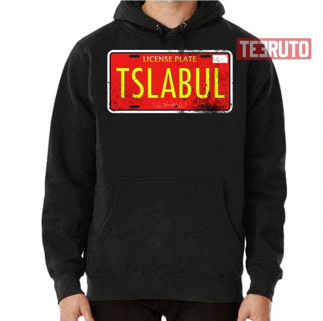 Tesla Bull License Plate Unisex T-Shirt