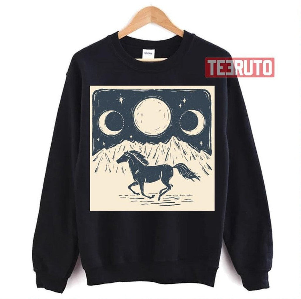 Running With The Moon Unisex T-Shirt