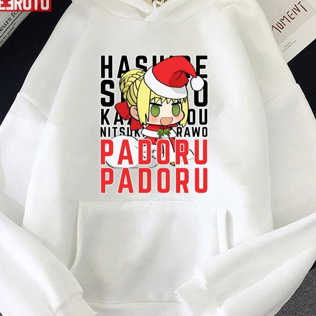 Saber Nero Christmas Padoru Padoru Unisex T-Shirt