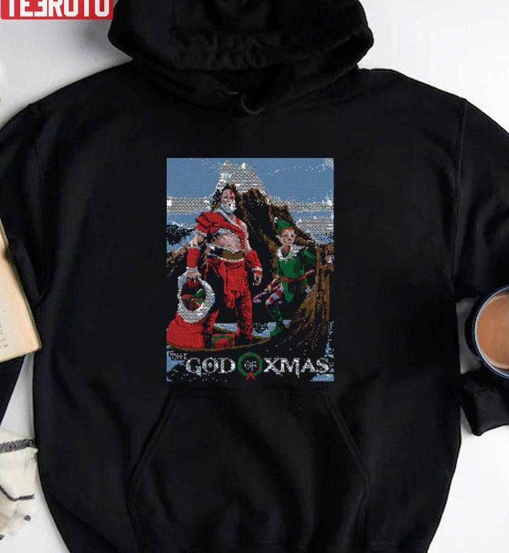 The God Of Xmas God Of War Ragnarok Christmas Unisex Sweatshirt
