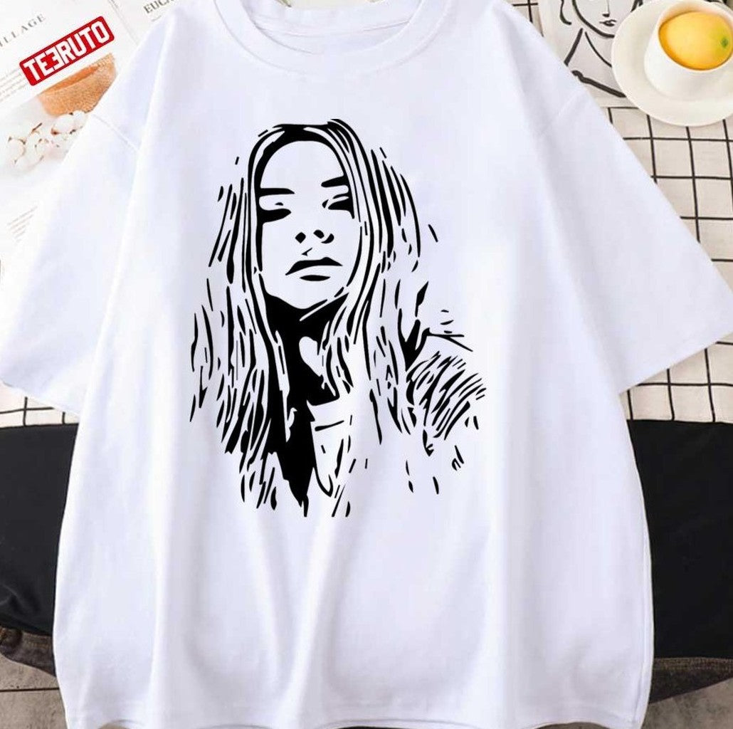 Portrait Of Hayley Kiyoko Big Unisex T-Shirt