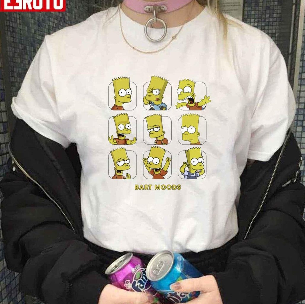 Bart Simpson Moods The Simpson Family Unisex Sweatshirt