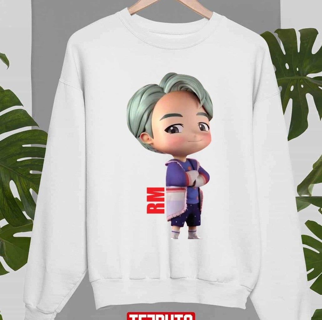 Rm Bts Tinytan Vintage ModernUnisex Sweatshirt