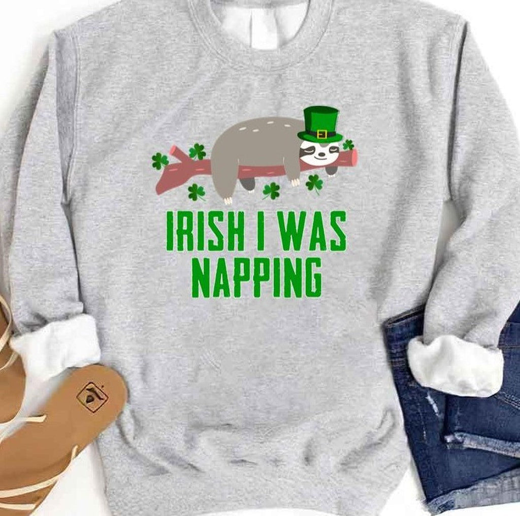 Sloth St Patricks Day Unisex Sweatshirt