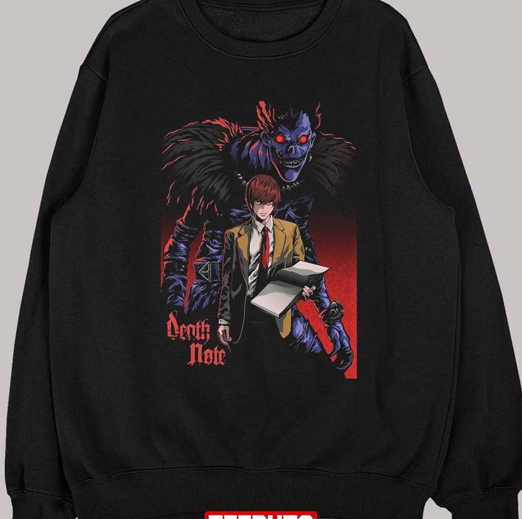 Ryuk In The Back L Characters Death Note Unisex Sweatshirt