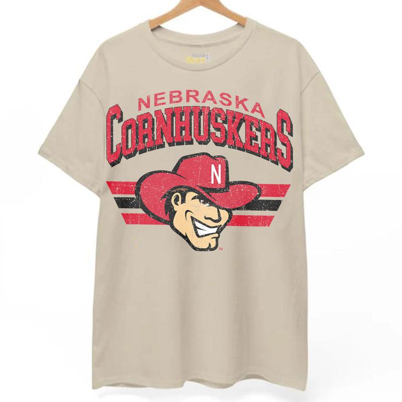Nebraska Cornhuskers Vintage Football NCAA Sweatshirt - Tshirt - Hoodie, University of Nebraska Unisex Football NCAA Shirt, Unisex Vintage NCAA Shirt,
