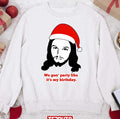 Birthday Jesus Rapper Meme Christmas Unisex Sweatshirt