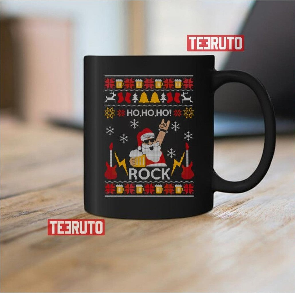 Santa´s Rock Christmas Vintage Sweatshirt