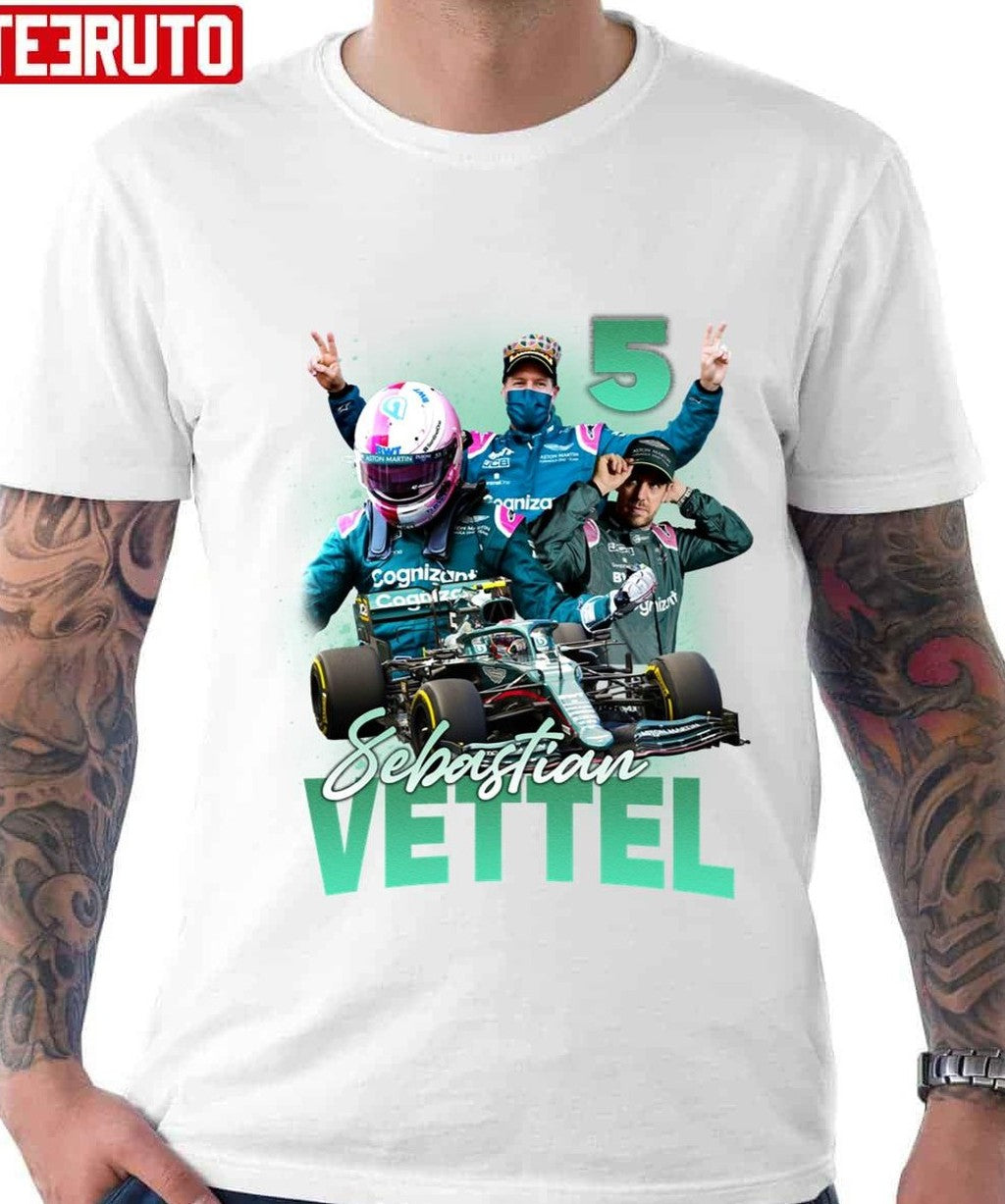 Sebastian Vettel 90s Vintage Unisex T-Shirt
