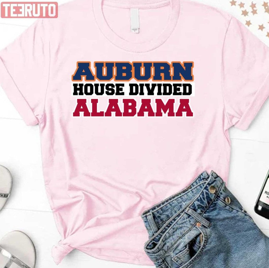 Auburn House Divided Alabama Unisex T-Shirt