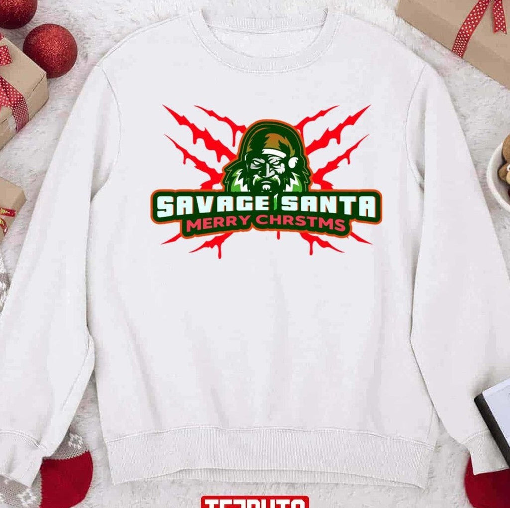 Savage Santa 2023 Christmas Unisex Sweatshirt