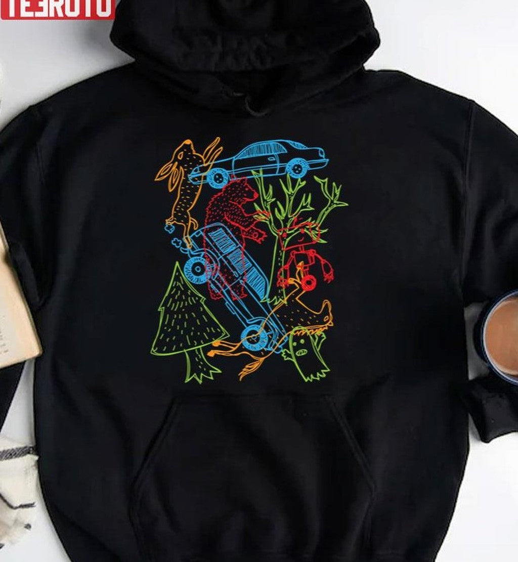 Red Bear Meet Red Robot Mobile Suit Gundam Unisex Sweatshirt