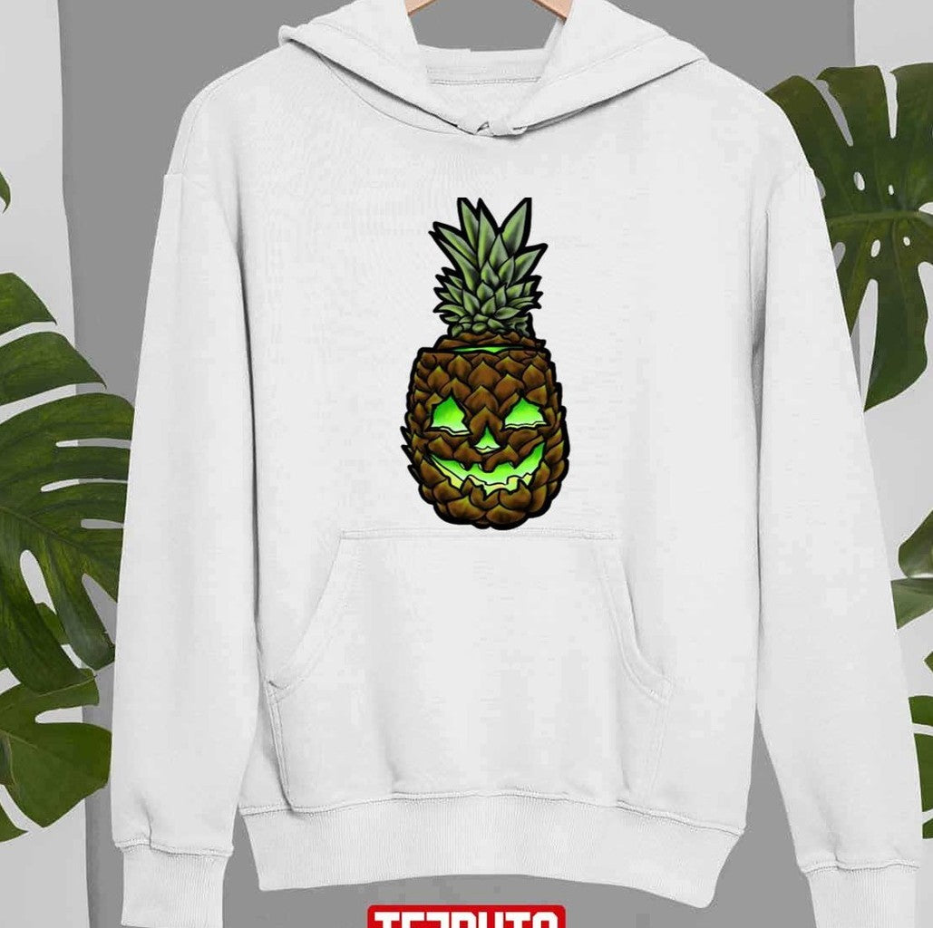 Pineapple Jackolantern Hawaiian Halloween Unisex Sweatshirt