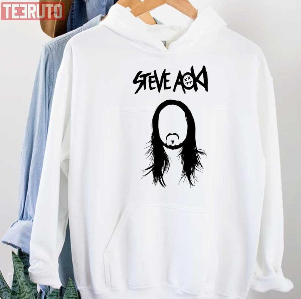 Steve Aoki Black And White Art Unisex Hoodie