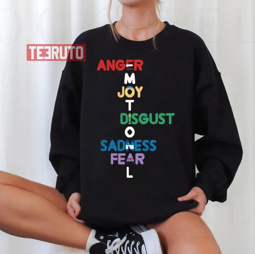 Anger Disgust Sadness Fear Inside Out Emotion Unisex T-Shirt