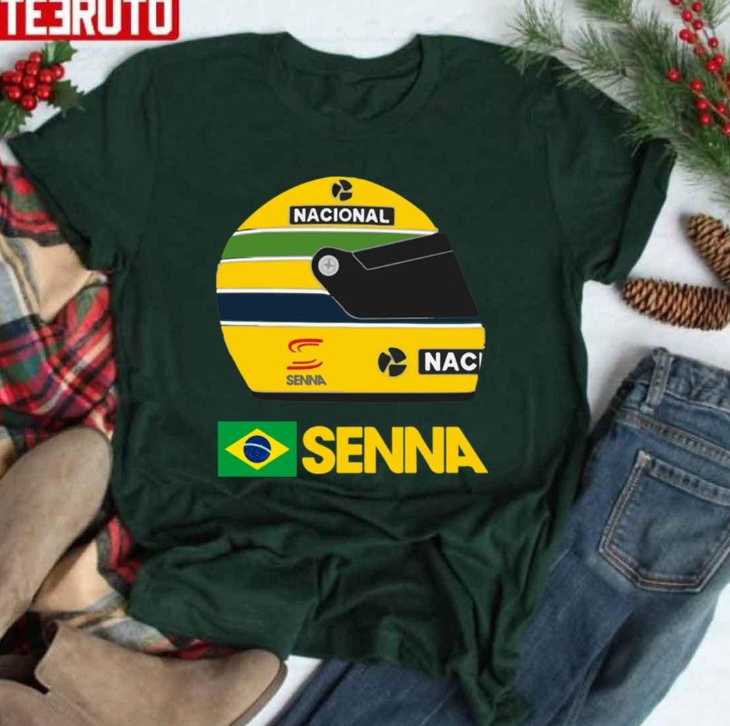 The Helmet Of Ayrton Senna Unisex T-shirt