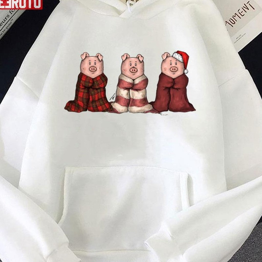 Pigs In Blankets Christmas Design Unisex Sweatshirt
