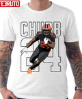 Nick Chubb American Football Number 24 Graphic Unisex T-shirt