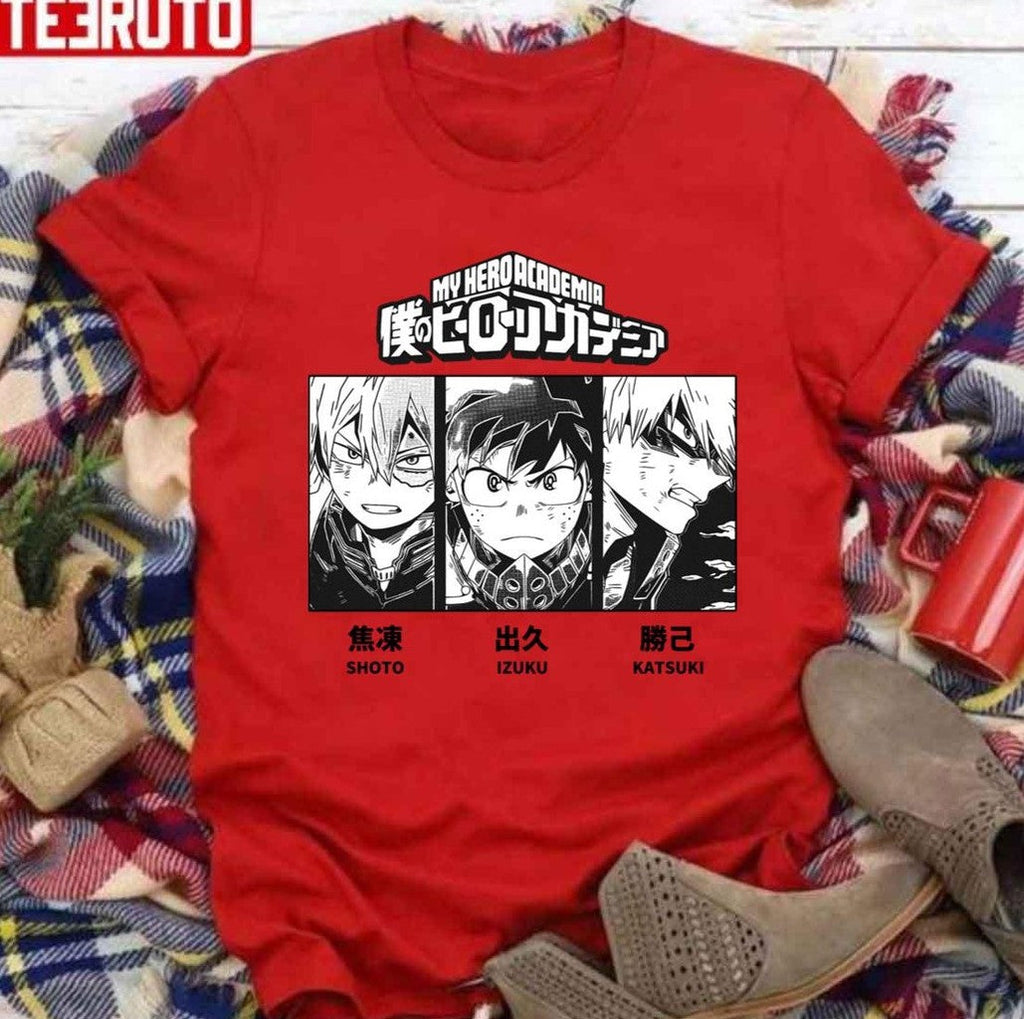 Shoto Izuku Katsuki Trio In Boku No Hero Academia Unisex Sweatshirt