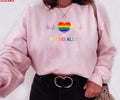 Proud Ally Heart Beat Pride Unisex Sweatshirt