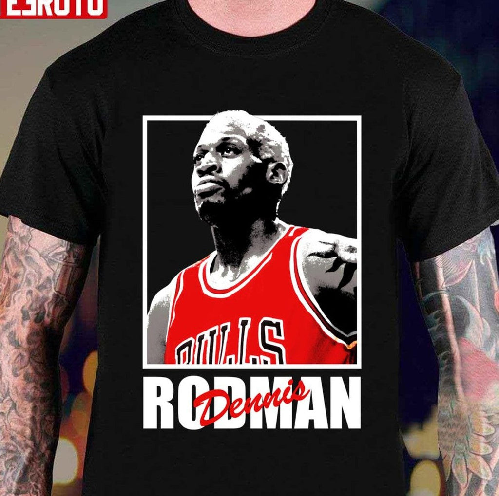 Basketball Player Dennis Rodman Vintage Styleeee Unisex T-shirt