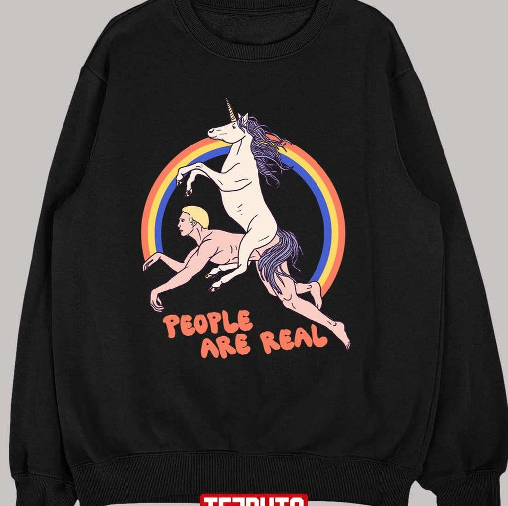 People Are Real Vintage Art Unisex T-shirt