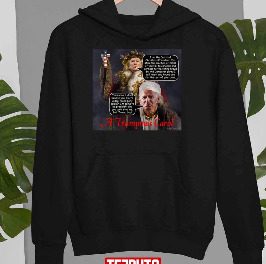 Bah Trump Bug The Ghost Of Christmas President Unisex Sweatshirt