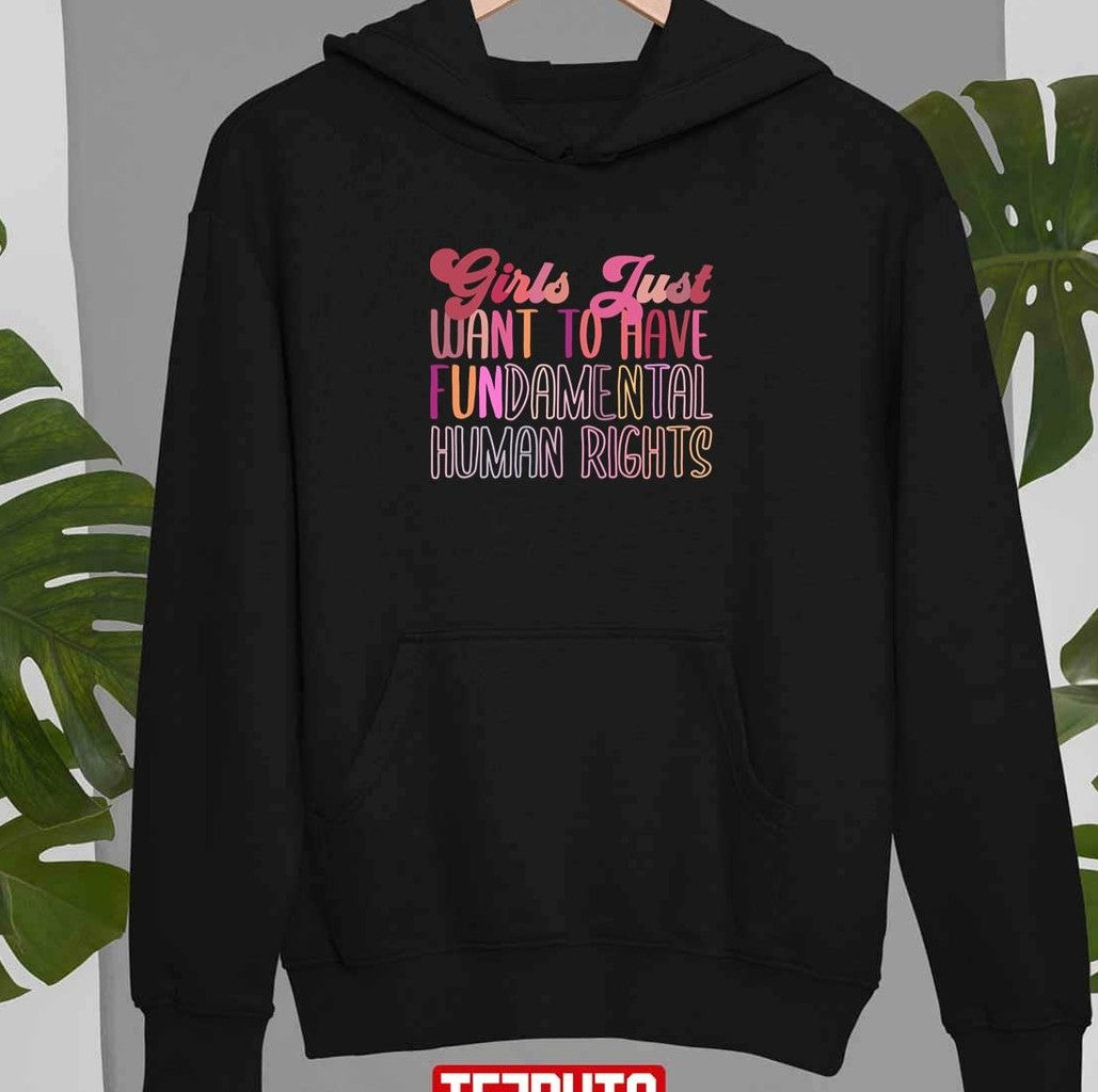 Black Girls Just Want To Have Fundamental Rights Retro Unisex T-Shirt