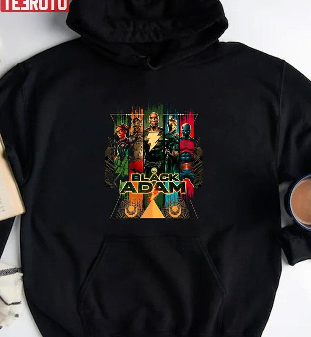 Black Adam Characters DC Superheroes 2022 Unisex T-Shirt