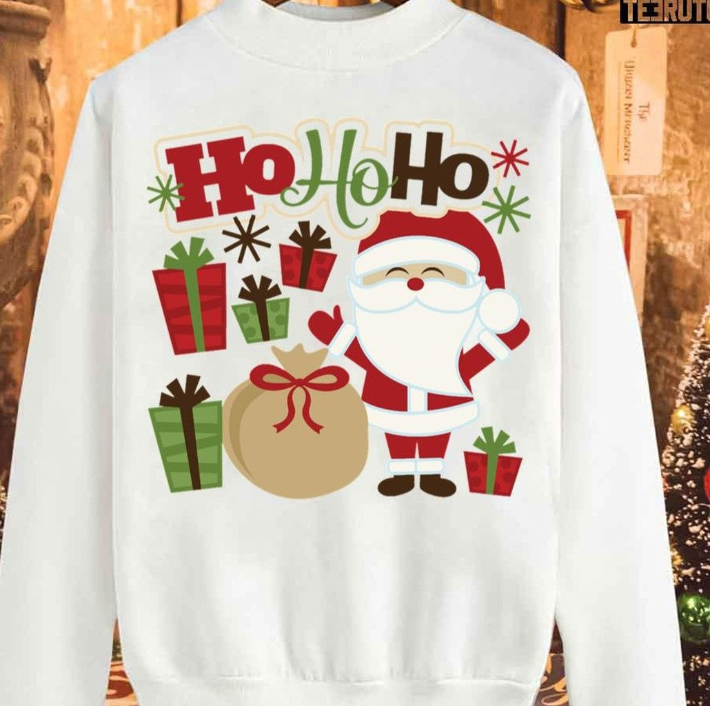 Animated Santa Hohoho Unisex Sweatshirt