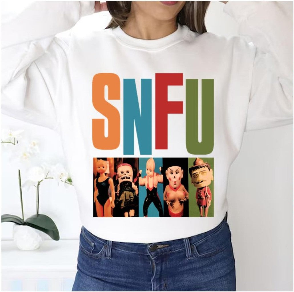The Four Colors Snfu Cannibal Cafe Unisex Hoodie