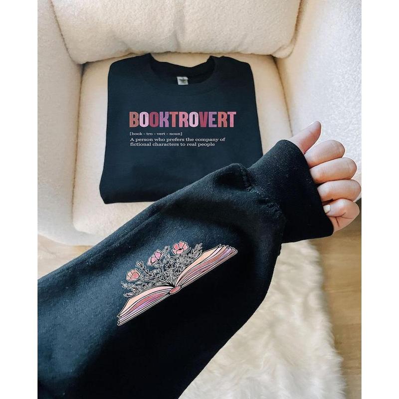 Booktrovert Sweatshirt, Definition Sweater, Book Lover Gift, Reading Sweatshirt, Bookish Crewneck, Books Pullover, Librarian Sweatshirt