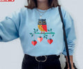 Owl Always Love You Cute Owl Draw Stawberry Unisex Sweatshirt