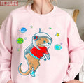 Otter Space Handdrawing Art Unisex Sweatshirt